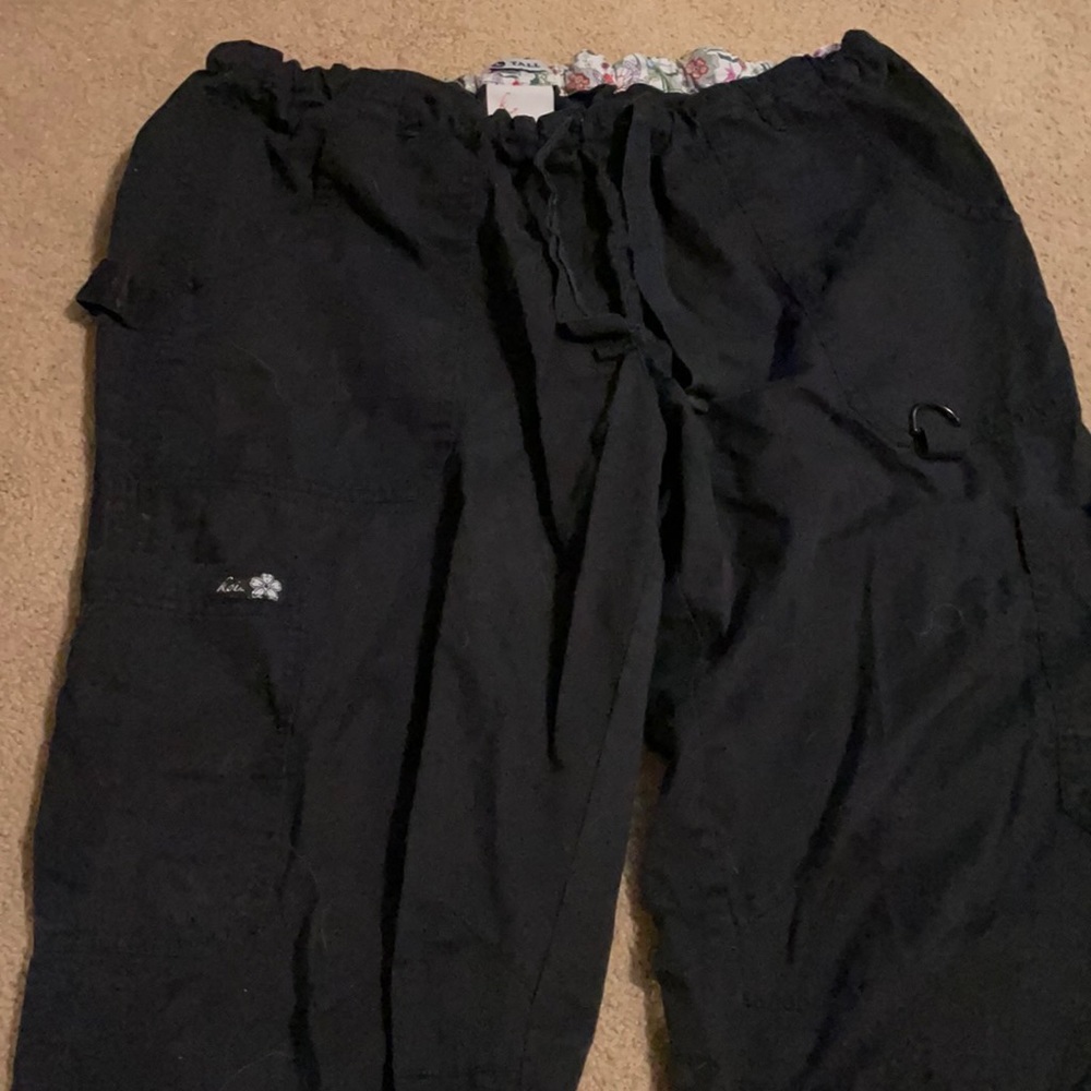 Koi Lindsey Scrub Pants - Large Tall - Black